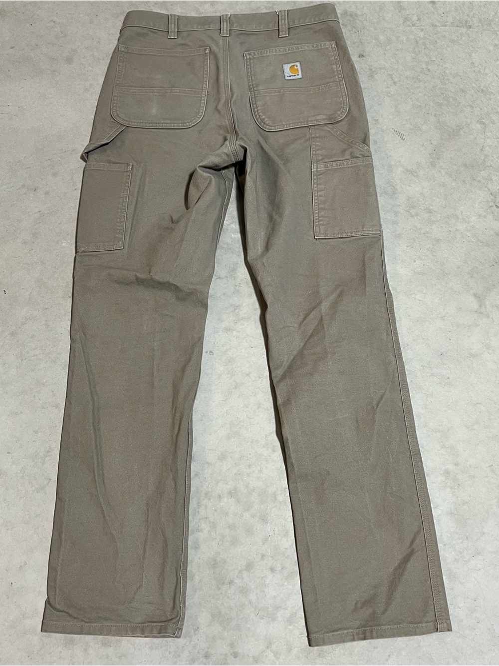 Carhartt Mens 32x34 Tan Relaxed Rugged Flex Duck Canvas Work Pants BN3279-M 2023